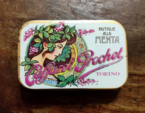 Antica latta caffarel - caffarel, prochet