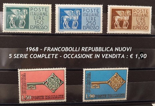 1968 francobollo espresso - 1968,