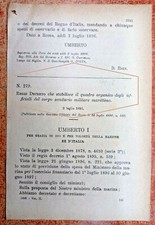 CORPO SANITARIO MARITTIMO,REGIO DECRETO STABILISCE QUADRO ORGANICO UFFICIAL-3016