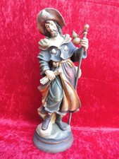 Nobile Figura In Legno, Santo