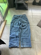 Jeans Tommy Hilfiger anni 90 vintage falegname larghi larghi gamba skate 33/32