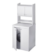 Scaffale in pvc per mobile coprilavatrice asciugatrice, per esterno e interno