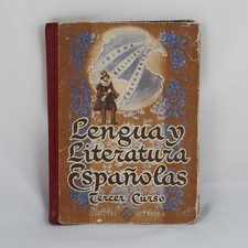 Antico libro scolastico LINGUA