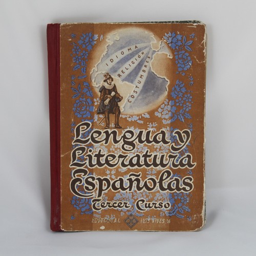 Antico libro scolastico lingua - libro,