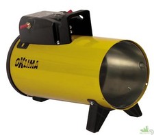 GENERATORE ARIA CALDA RISCALDATORE INDUSTRIALE OFFICINA SERRA GAS KW10 GAS11