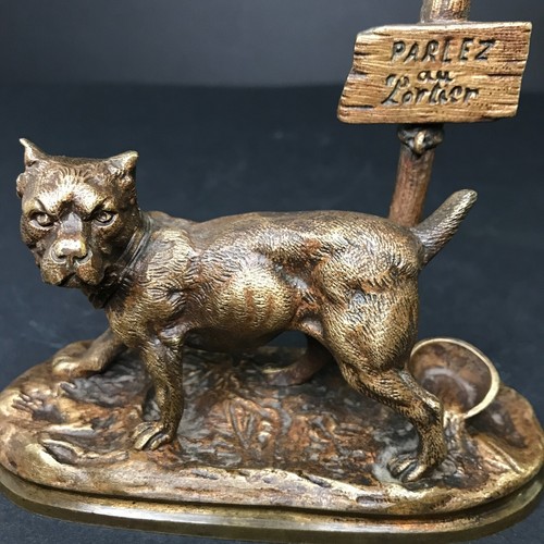 Cane guardia bronzo non - di,