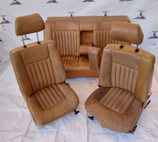 sedili mercedes w124 berlina ant e post pelle marrone poggiatesta post