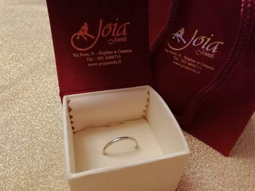 Anello fascia sottile fedina - sottile,