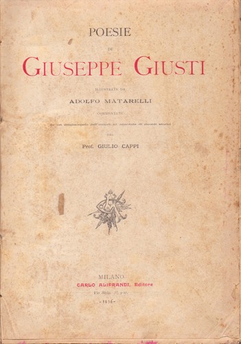 Giuseppe giusti poesie - -,