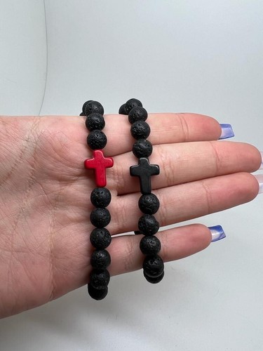 Bracciali pietra lavica - bracciali,