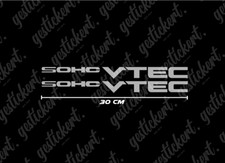 2 adesivi 30 cm SOHC VTEC per