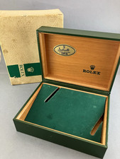 Rolex vintage cofanetto strisce verdi per modelli sportivi ref 5512, 5513, 1675, 1680