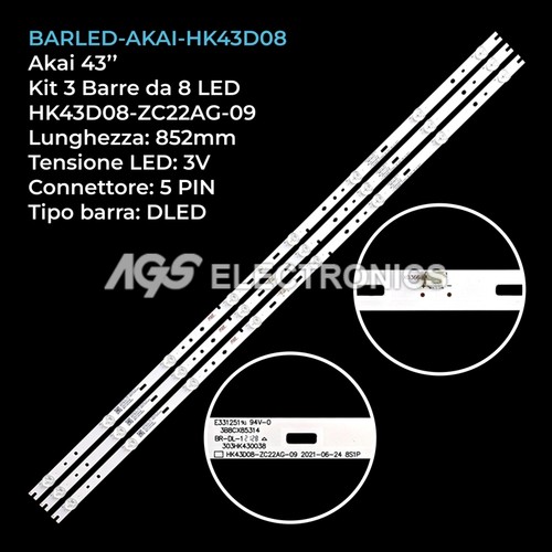 Kit barre strip led tv - kit,