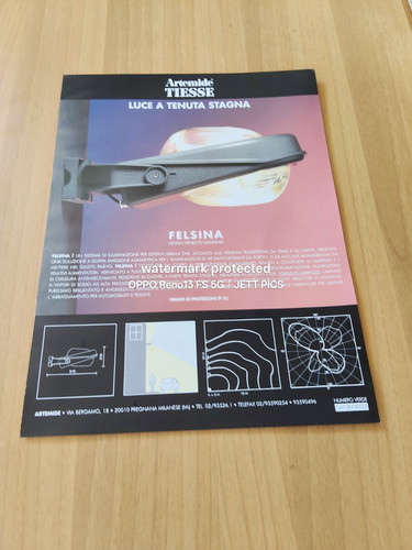 1995 artemide tiesse lampada - 1995,