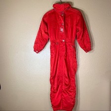 Tuta da neve rossa vintage