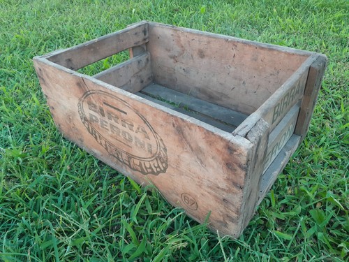 Cassa legno birra peroni - cassa,