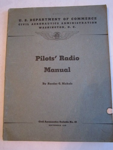 1940 pilot radio - radio, manual