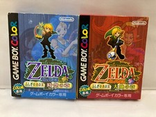 LOTTO The Legend of Zelda Oracle of AGES Nintendo Gameboy GB CIB Giappone NTSC-J LINK