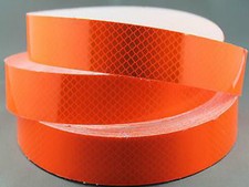 Diamante Grado Conspicuità Riflettente Fluo Fluo Giallo/Arancione 1/2" x MT