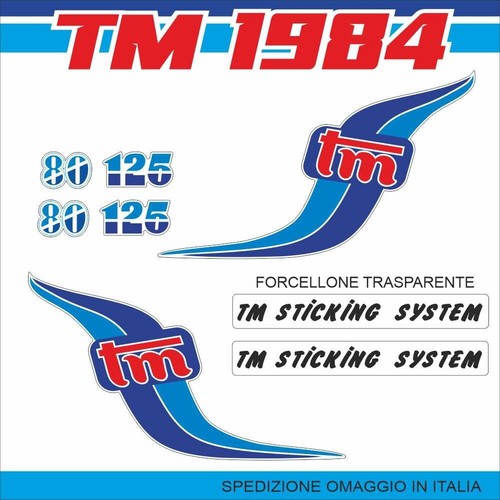 1984 125 kit adesivi - adesivi, in