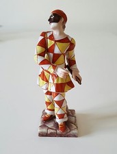 Mascherina Arlecchino Doccia porcellana decorata a mano 'Ginori' 