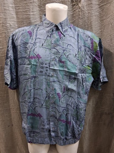 Camicia uomo pura seta - seta, lerros