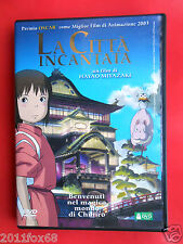 dvd,anime,la città incantata,spirited away,hayao miyazaki, rara 1° edizione 2003
