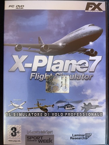 Plane flight simulator - x-plane,