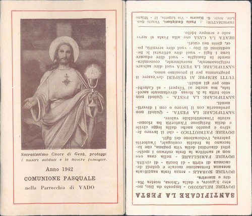 Ww2 raro santino militare che - ww2,