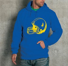 FELPA CON CAPPUCCIO UNISEX " FOOTBALL HELMET" CASCO AMERICANO UOMO DONNA UNISEX