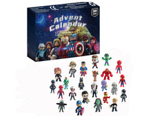 Calendario dell'Avvento Natale Super Eroi Marvel  Superman  Hulk Batman