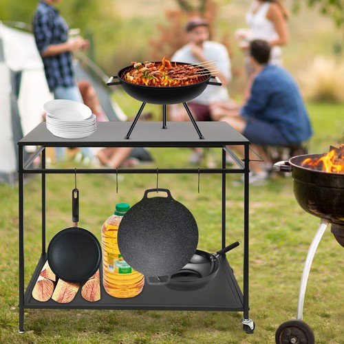 Kitchen prep table bbq grill - table,