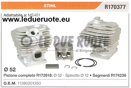 11280201250 kit cilindro - kit,