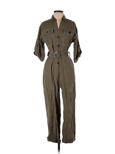 Zara khaki jumpsuit with - jumpsuit,