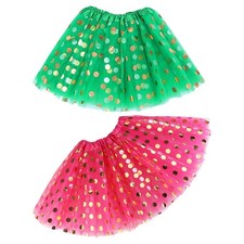  2 Pcs Gonna Tulle Per Bambina