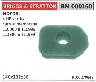 Filtro aria briggs stratton - filtro, briggs&stratton