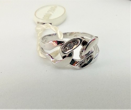 Anello fascia catena donna - catena, oro