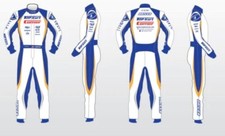 Tuta da corsa go kart stampa