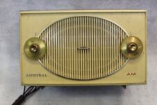 Vecchia radio a valvole spina Americana 110 V. marca ADMIRAL FUNZIONANTE!!