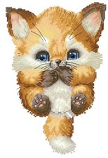 SCHEMA PUNTO CROCE BABY SHOWER