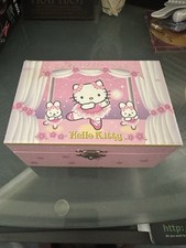 Music Box Sanrio Hello Kitty 2001 per accessori Ballerina Kitty musica funziona