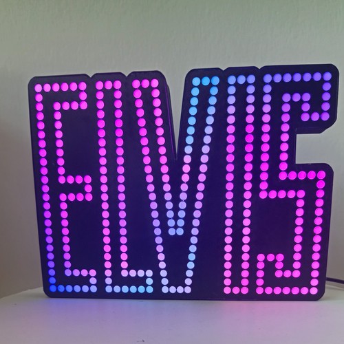 Elvis lightbox luci led - luci,