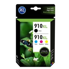 4PACK 910XL Ink Combo W/Chip