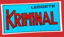 LEGGETE KRIMINAL ADESIVO
