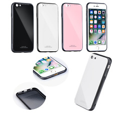 Forcell GLAS Tasche Etui Aus Hartglas Cover Hülle Für Samsung Galaxy A7 2018