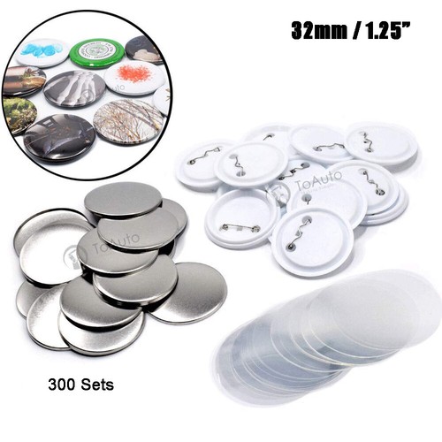 300set 32mm spilla vuota badge - 300set,