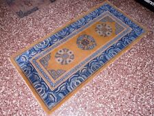 tappeto antico cinese 152x74 pechino orientale annodato a mano. e, kilim corsie