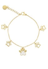 Women's Dog Leg Bracelet Gold