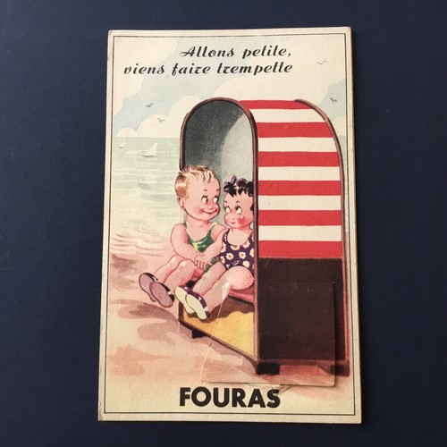 Cpa fouras cartolina con - cpa,