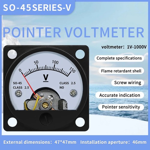 Voltmetro analogico circolare